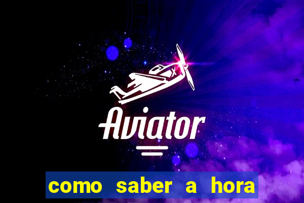como saber a hora certa de apostar no aviator